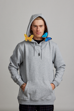Load image into Gallery viewer, Insect Mix Hoodie grey
