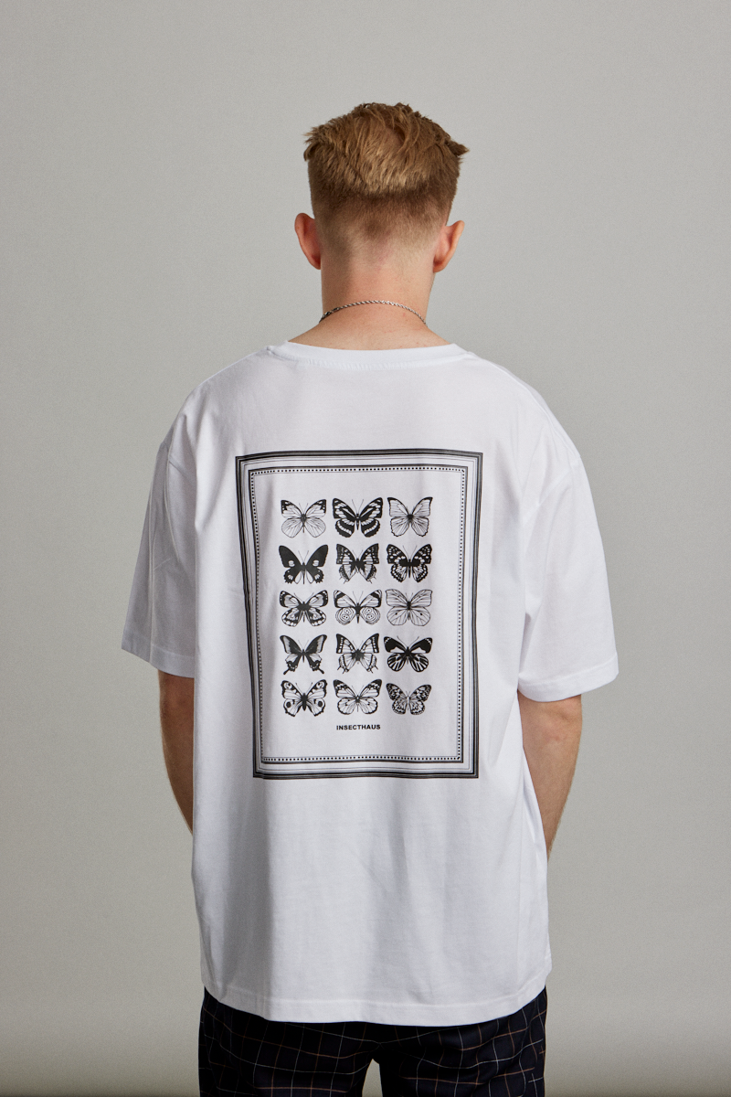 Butterfly Showcase Shirt white