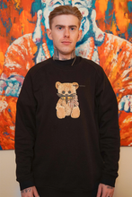 Load image into Gallery viewer, Bear Sweater black
